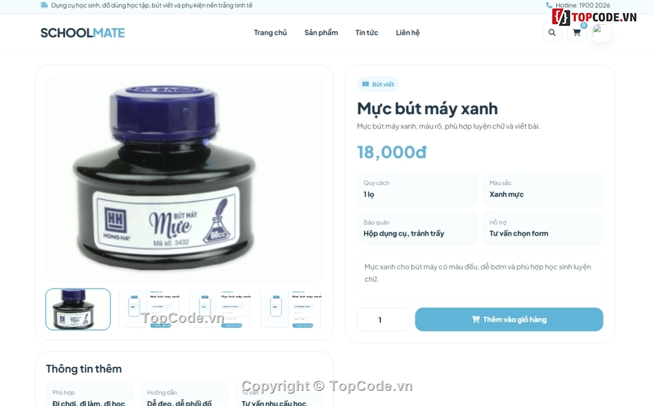 web bán dụng cụ,bán website,website